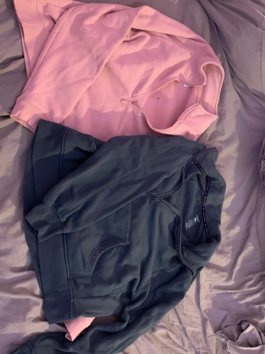 90 Degrees By Reflex Lux Fleece Camila Half Zip Sweatshirt