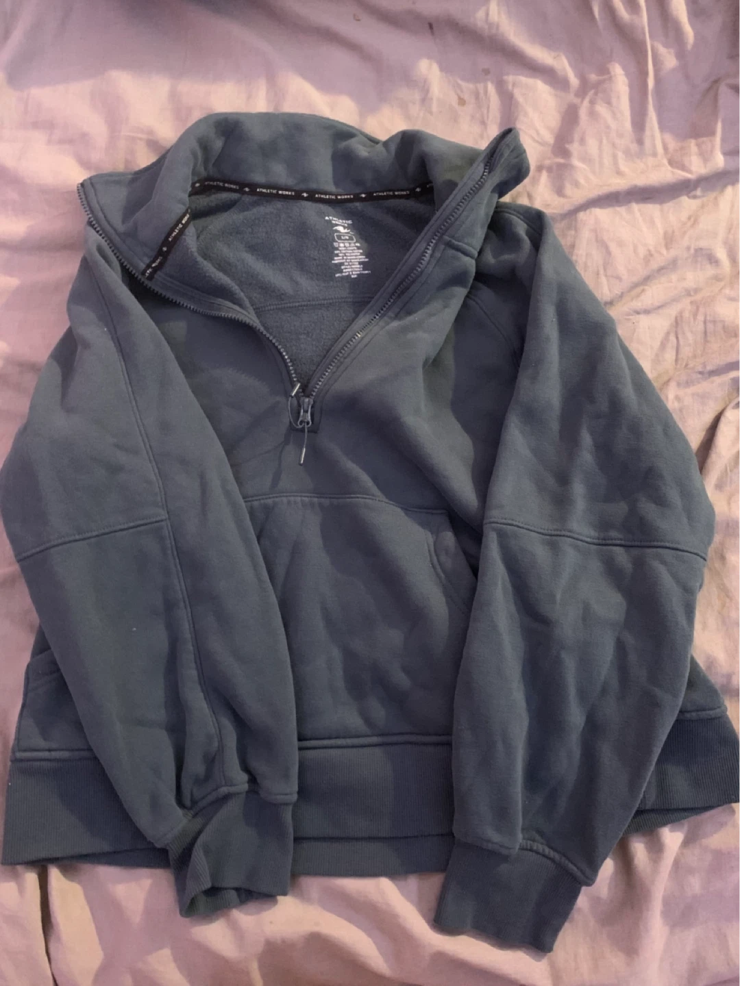 Athletic Works Half Zip Pullover Sweatshirt L/G - photo 2