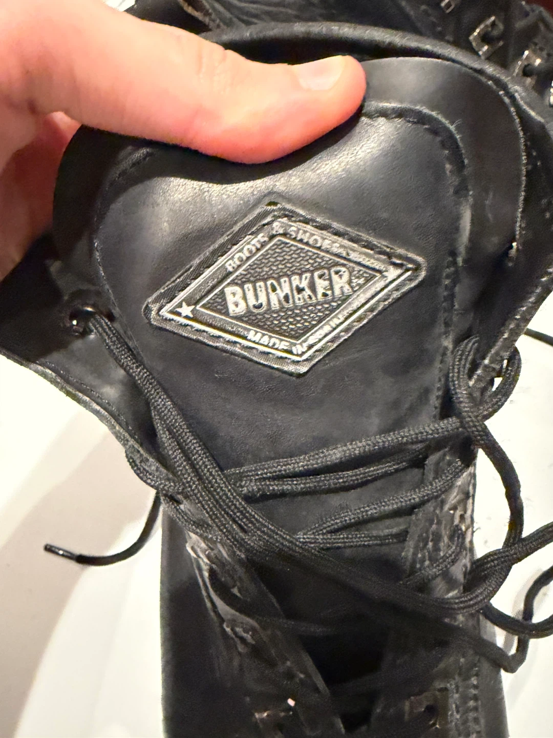 Bunker Black Leather Boots - photo 5