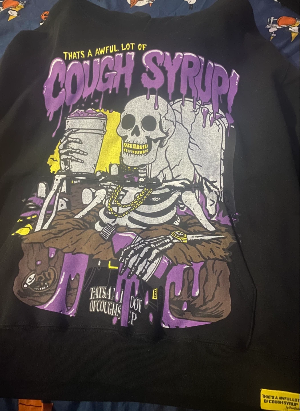 Cough syrup hoodie