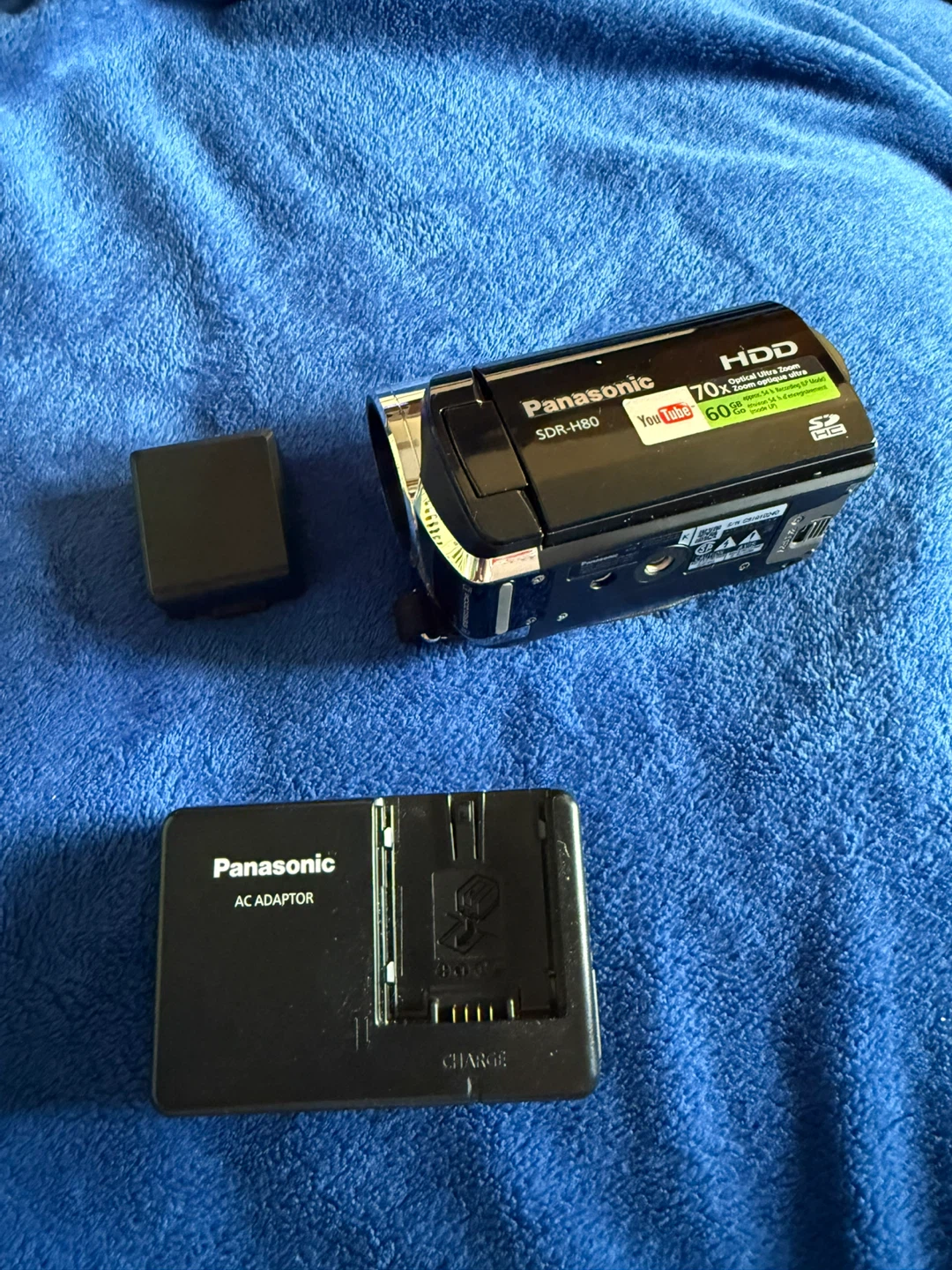 Panasonic SDR-H80 HDD Camcorder with AC Adaptor
