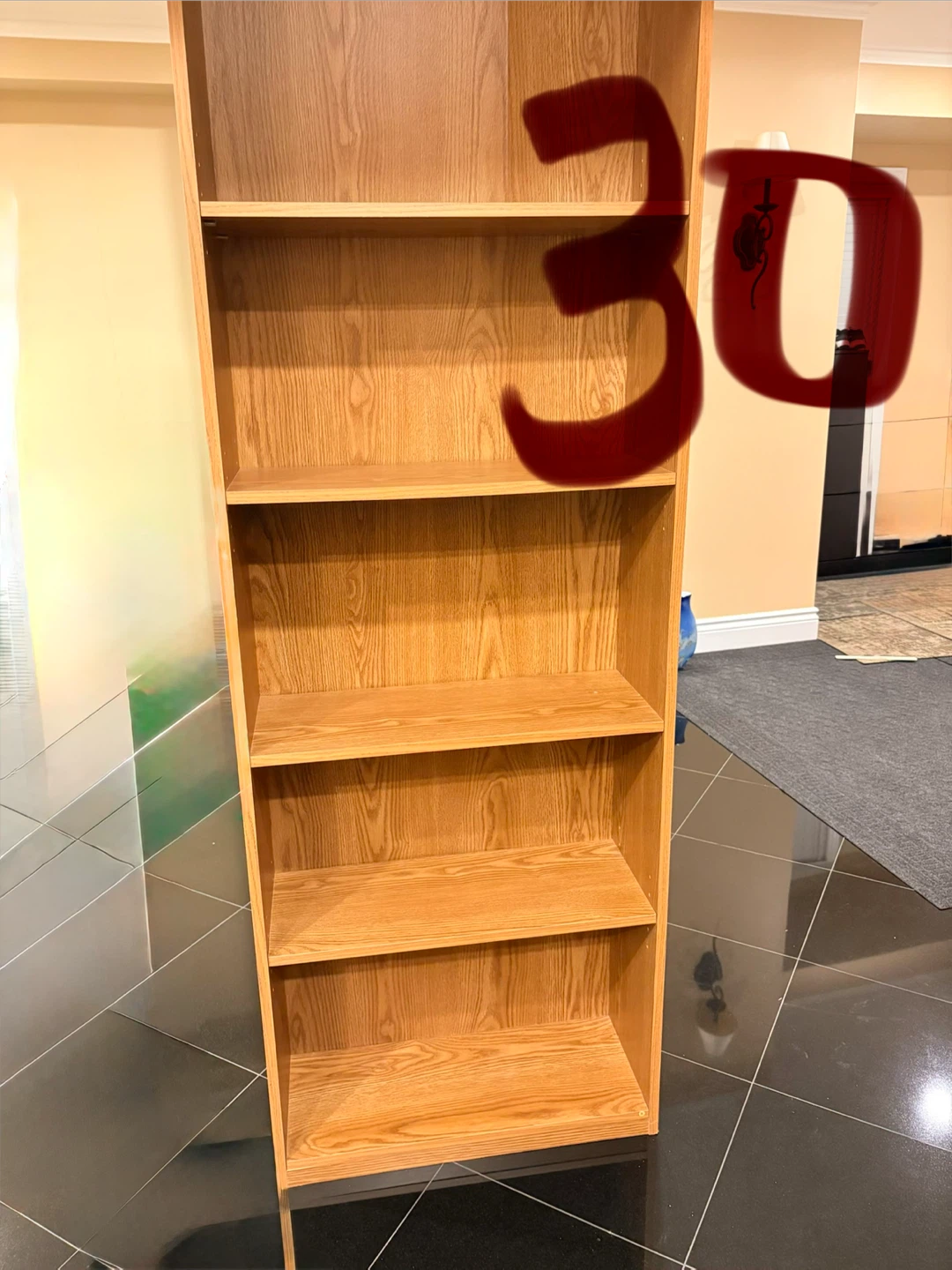 Wooden Bookshelf / Storage Shelf