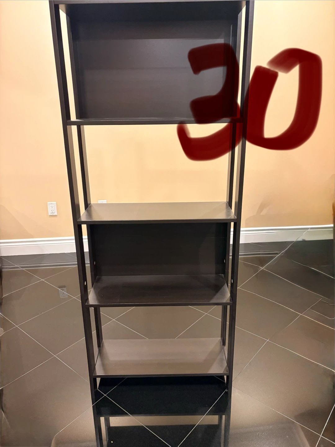 Black Storage Shelf / Bookshelf