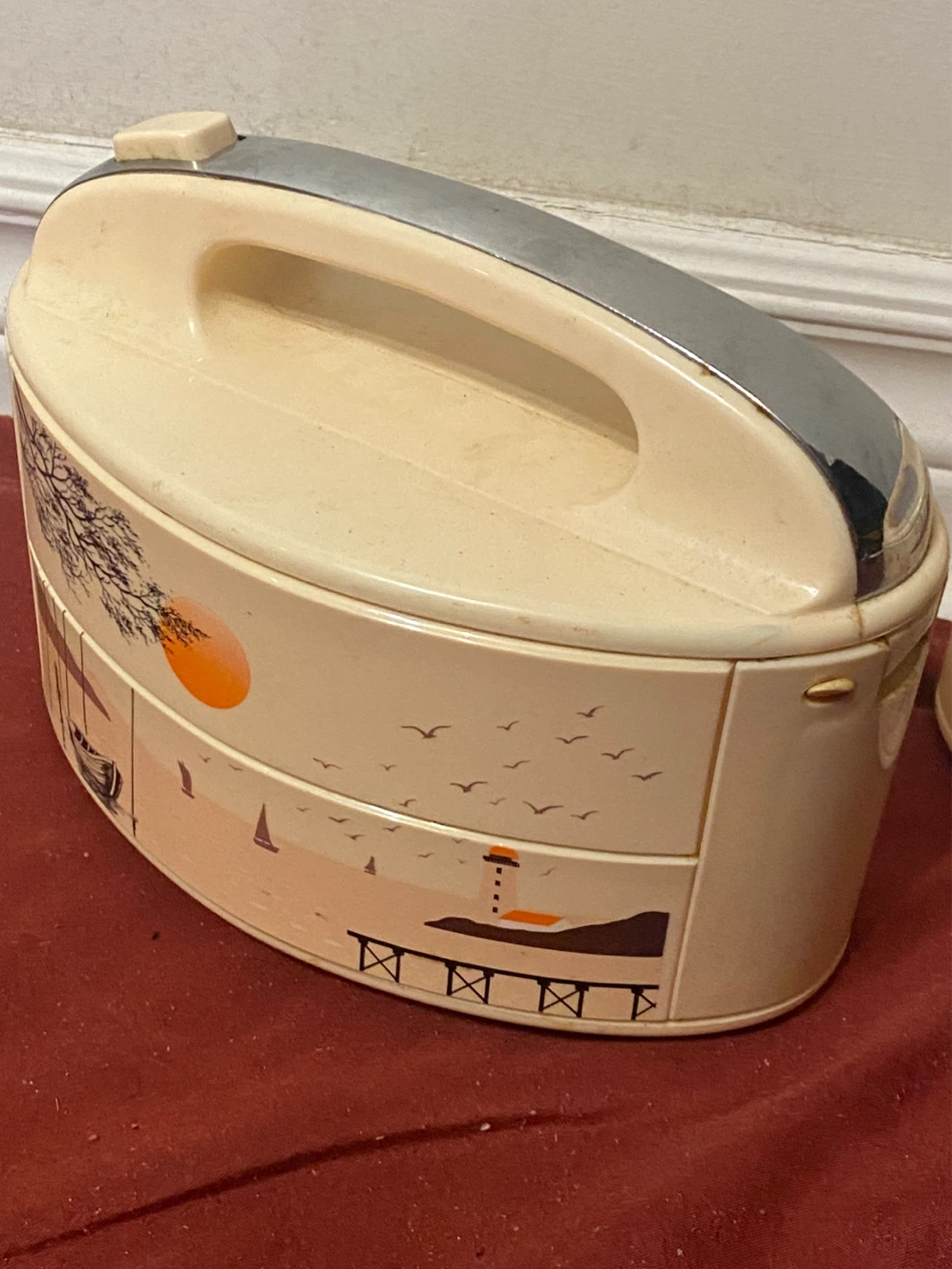 Vintage Cream Coloured 2-Tier Bento Box/Lunch Box - photo 5
