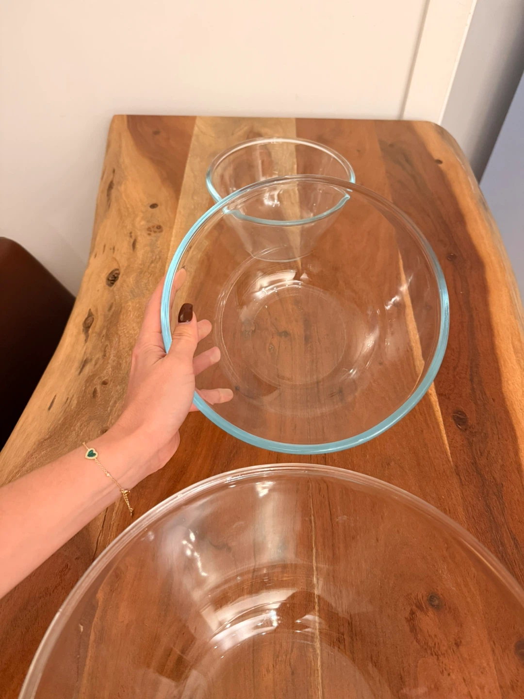 Set of 3 Glass Mixing Bowls - photo 5