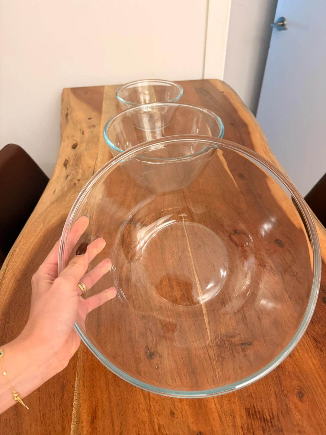 Set of 3 Glass Mixing Bowls - photo 4