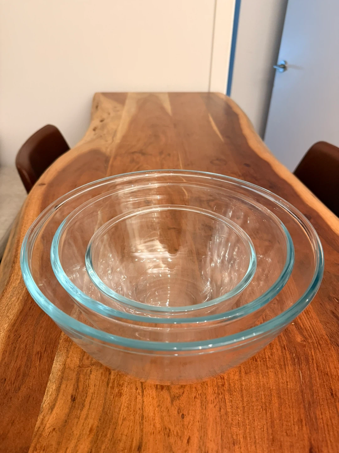 Set of 3 Glass Mixing Bowls