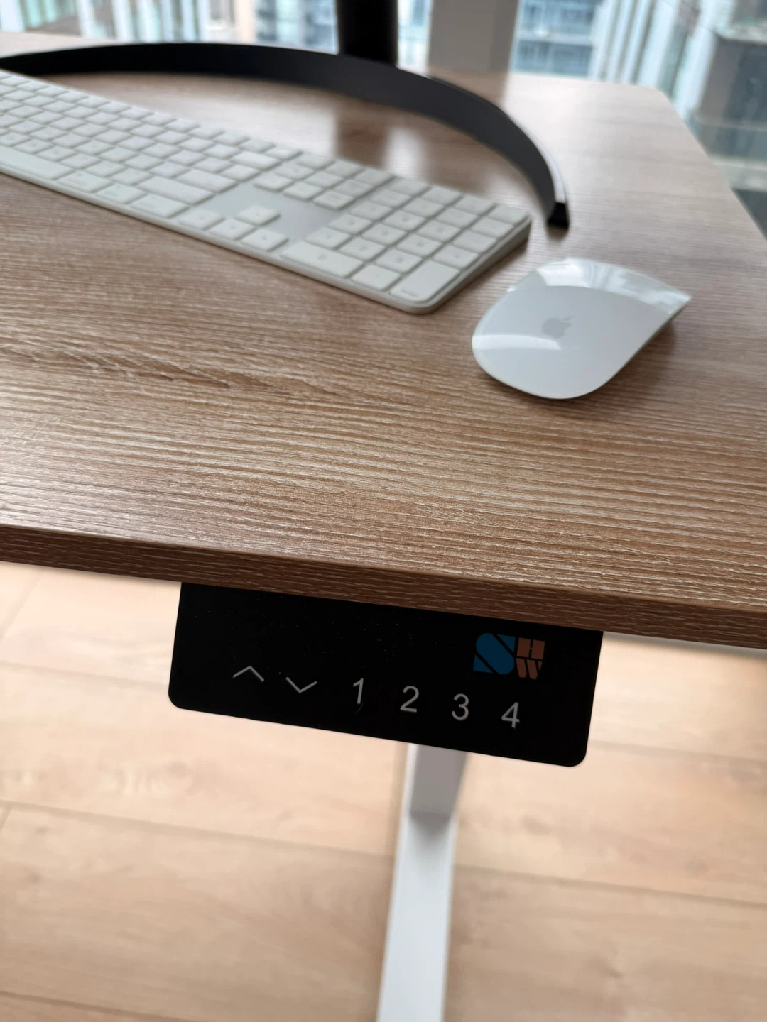 Electric Standing Desk - Wood Finish - photo 3