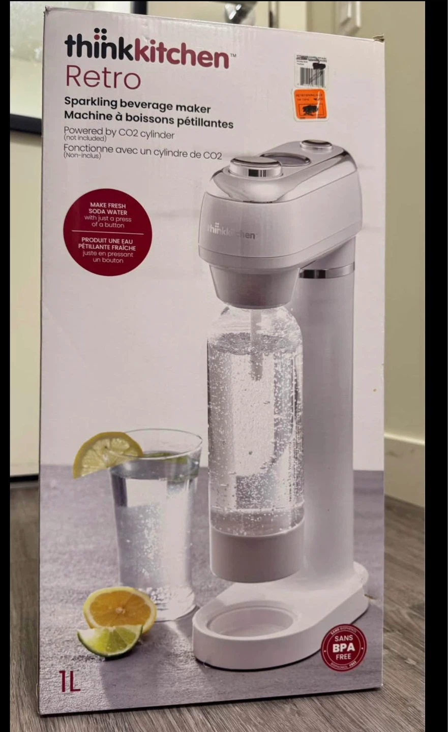 ThinkKitchen Retro Sparkling Beverage Machine(Brand new in box)