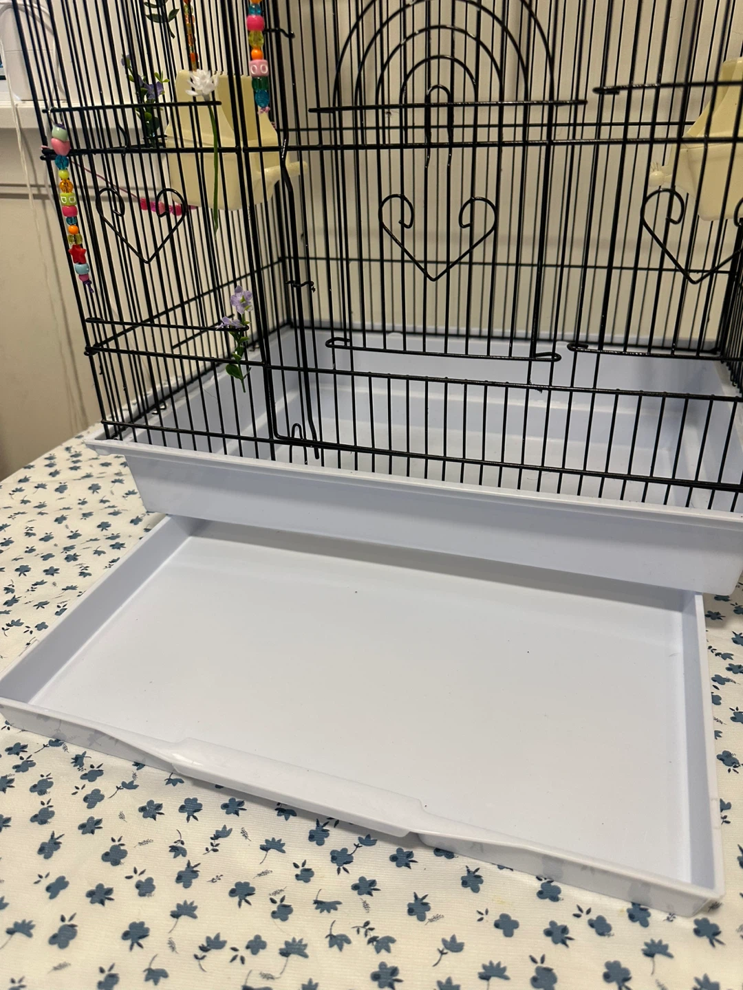 Black Bird Cage with Accessories - photo 4