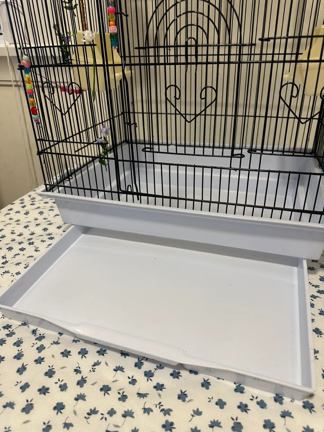 Black Bird Cage with Accessories - photo 4