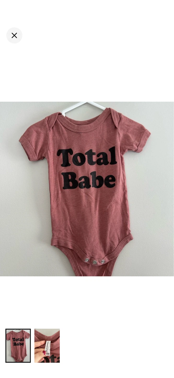 Bella+Canvas Kids "Total Babe" Onesie - 12-18 Months