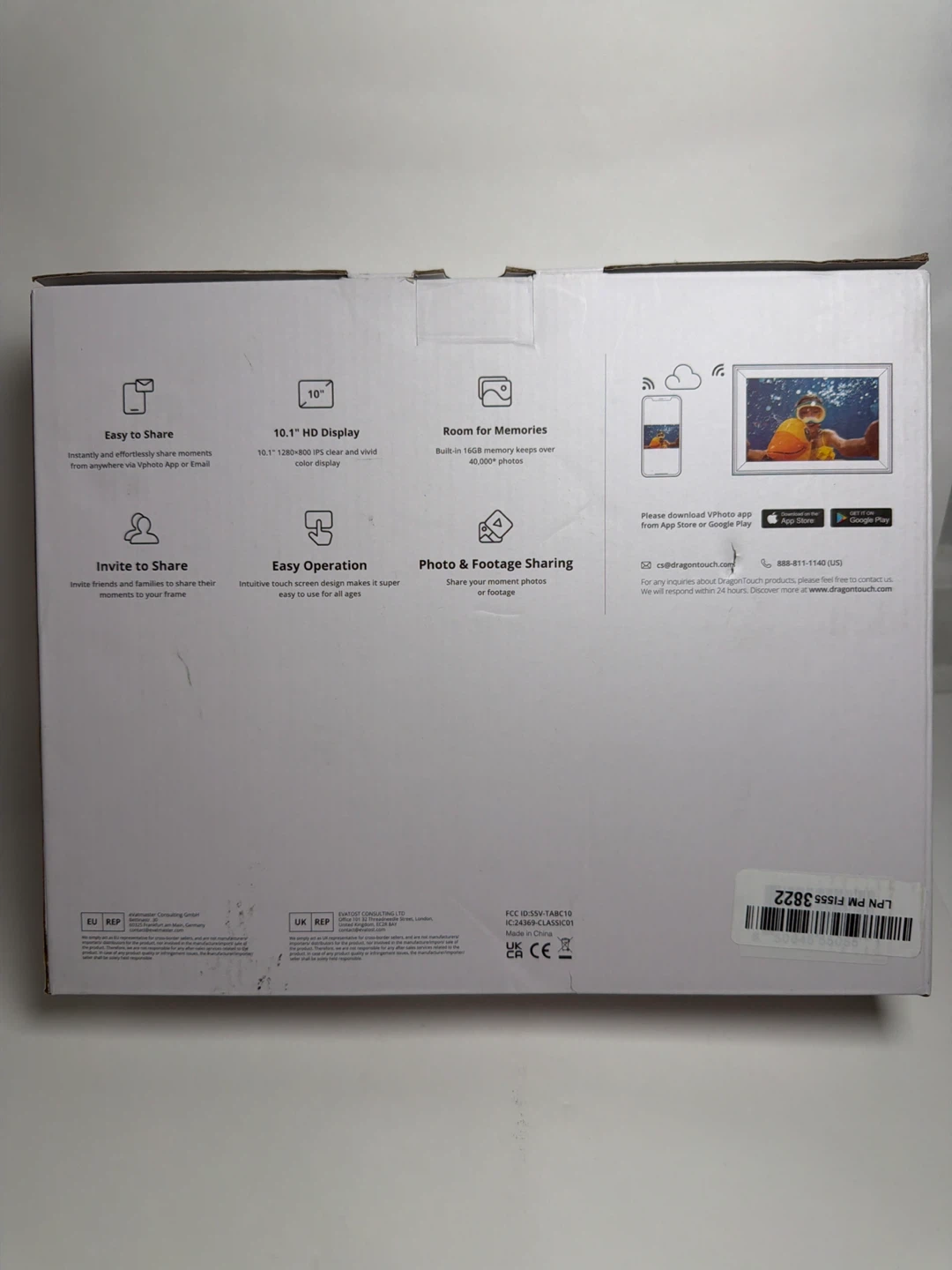 Dragon Touch Modern 10 Charm Digital Photo Frame - photo 2