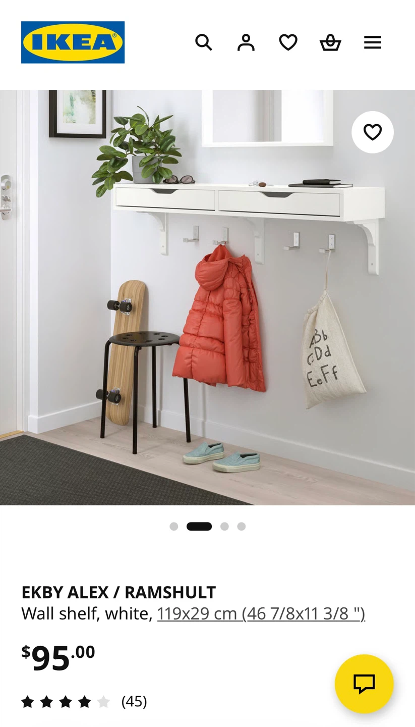 IKEA EKBY ALEX / RAMSHULT Wall Shelf - photo 2