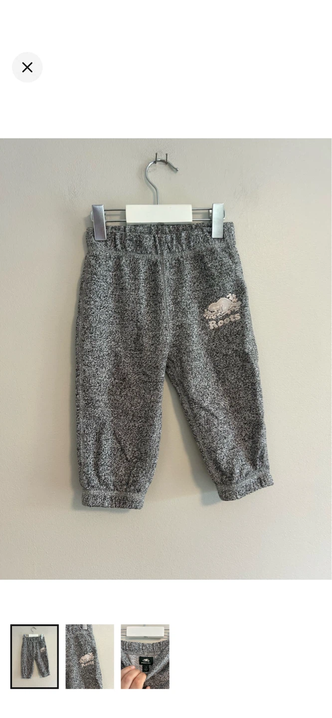 Roots Baby Grey Marl Joggers L/G