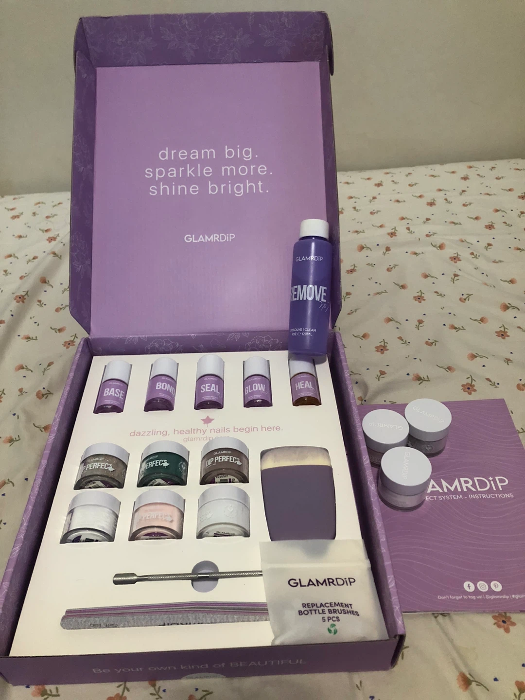 Glamnetic Dip Powder System Nail Kit