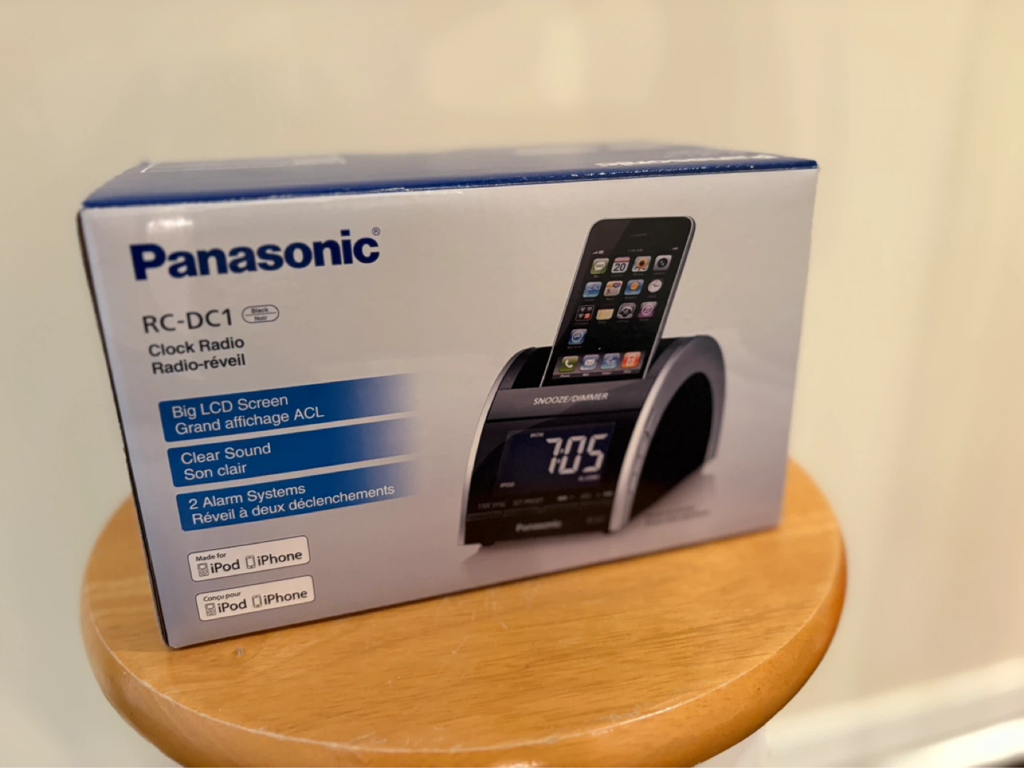 Panasonic RC-DC1 Clock Radio Radio iPod/iPhone