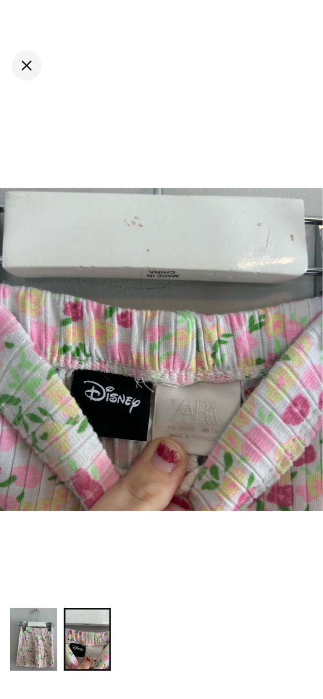 Disney Floral Ribbed Skirt - Size 86 - photo 2