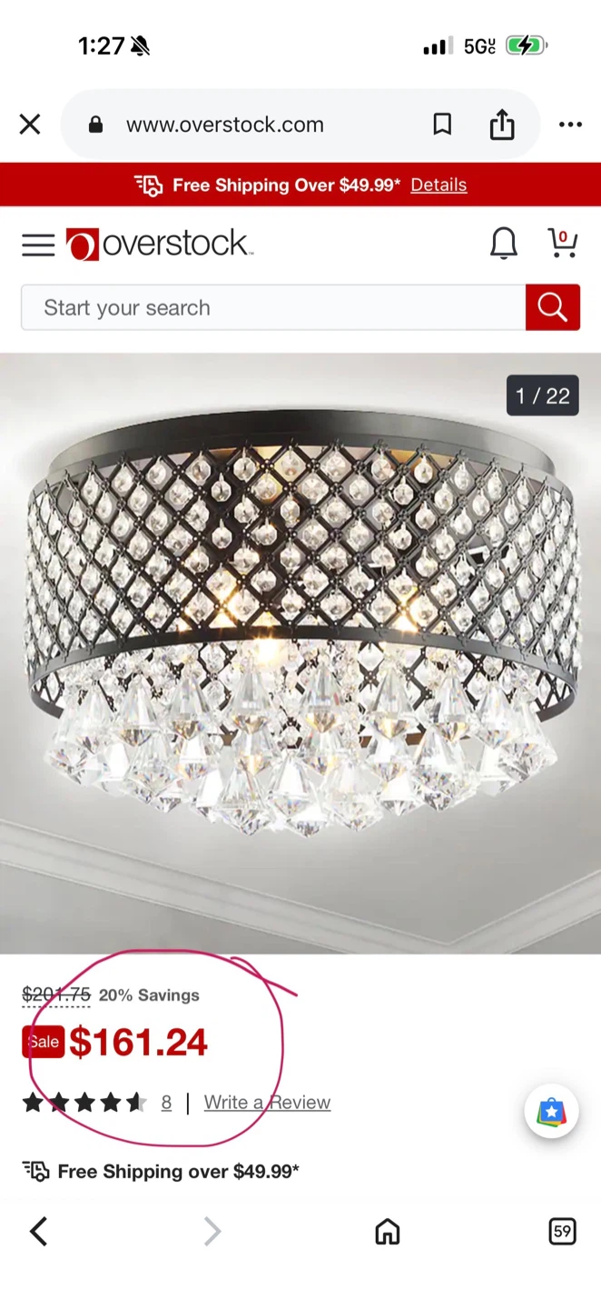 Set of TWO ceiling light chandeliers. Please read! - photo 4