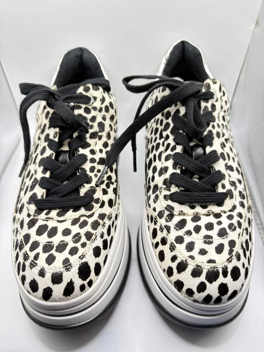 Michael Kors Platform Sneakers - Dalmation Print - photo 3