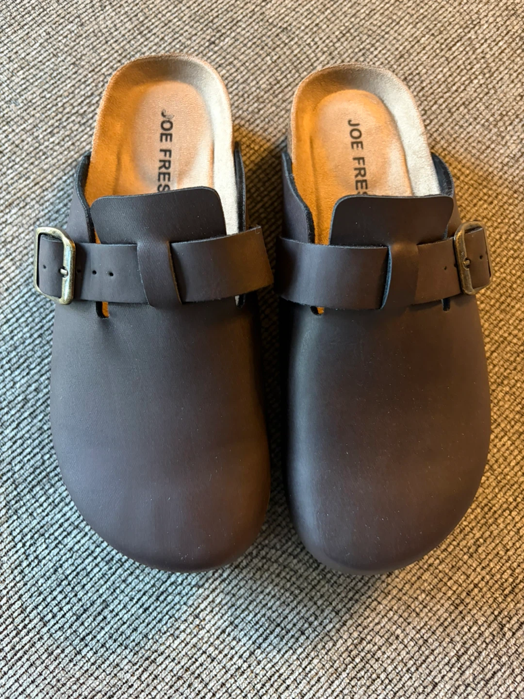 Joe Fresh Brown Clog Shoes Size 7