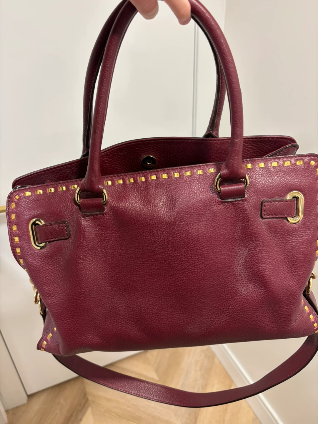 Michael Kors Burgundy Leather Bag - photo 2