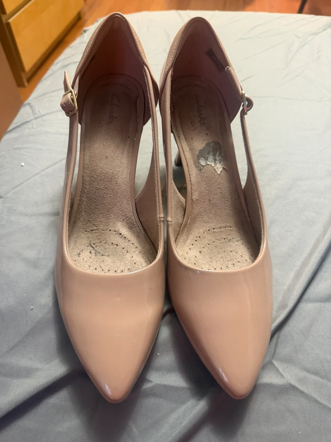 Clarks Women's Pink Patent Heels