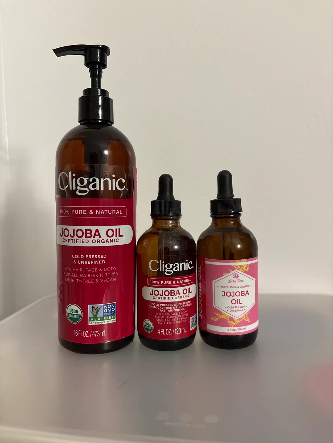 Cliganic Jojoba Oil Set