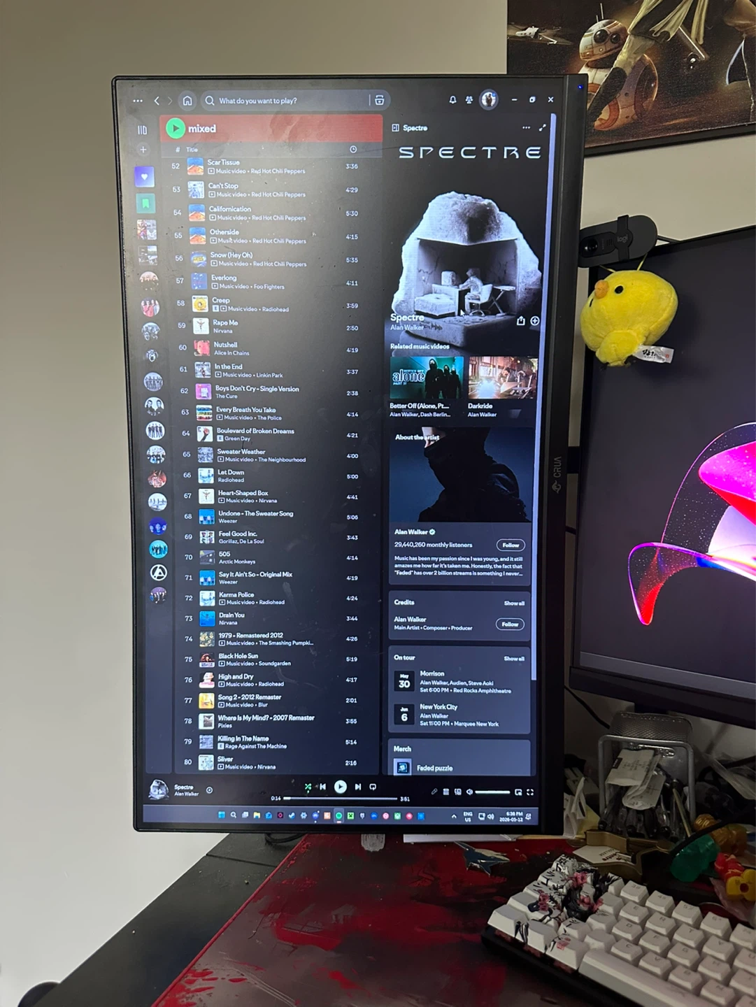 CRUA 27” Curved 180Hz Gaming Monitor + Redragon Keyboard