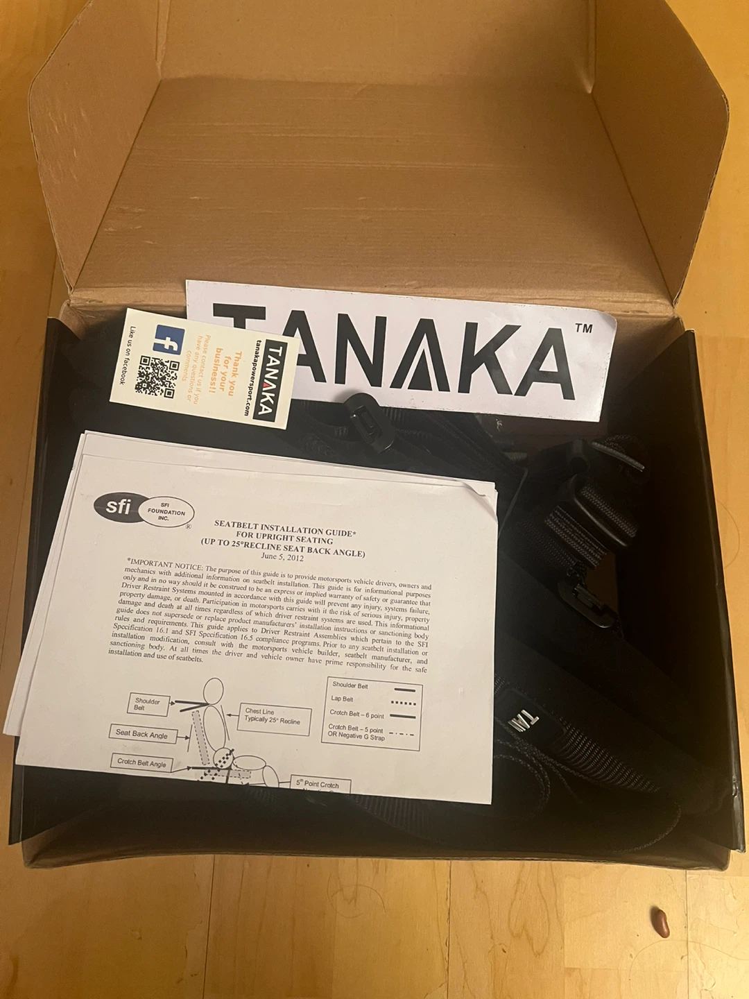 New Unused Tanaka 4 Point Racing Harness - photo 2