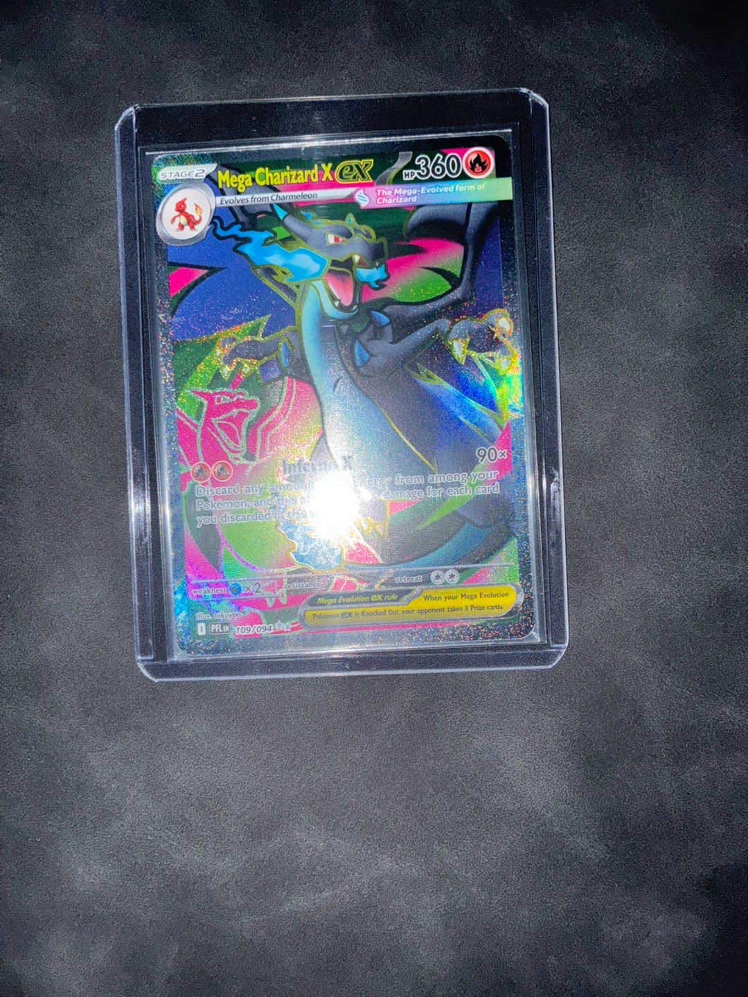 Pokemon Mega Charizard X EX Card