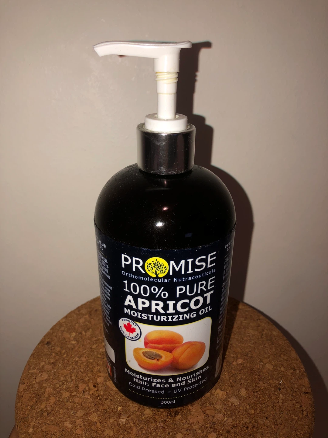 Promise 100% Pure Apricot Moisturizing Oil - 500ml
