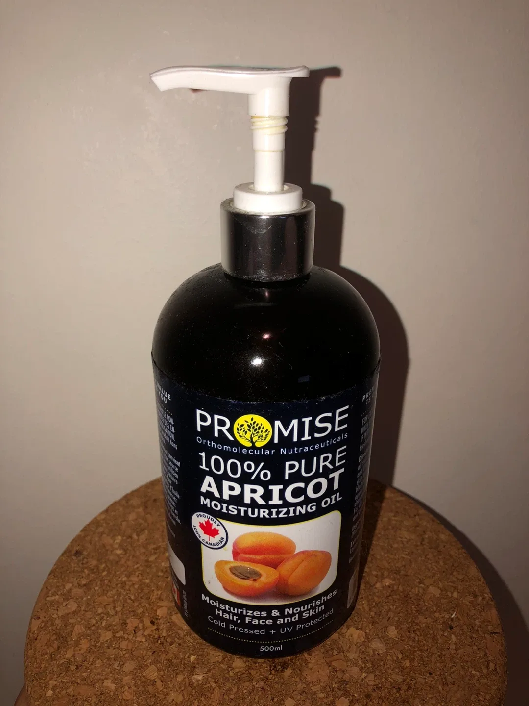 Promise 100% Pure Apricot Moisturizing Oil - 500ml