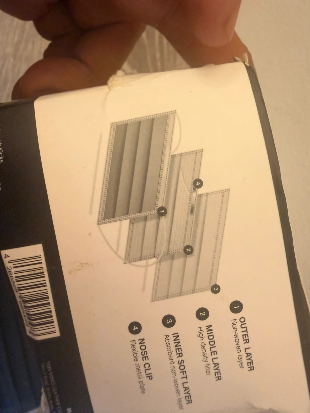 50 Black Disposable Face Masks - 50 Count - photo 4