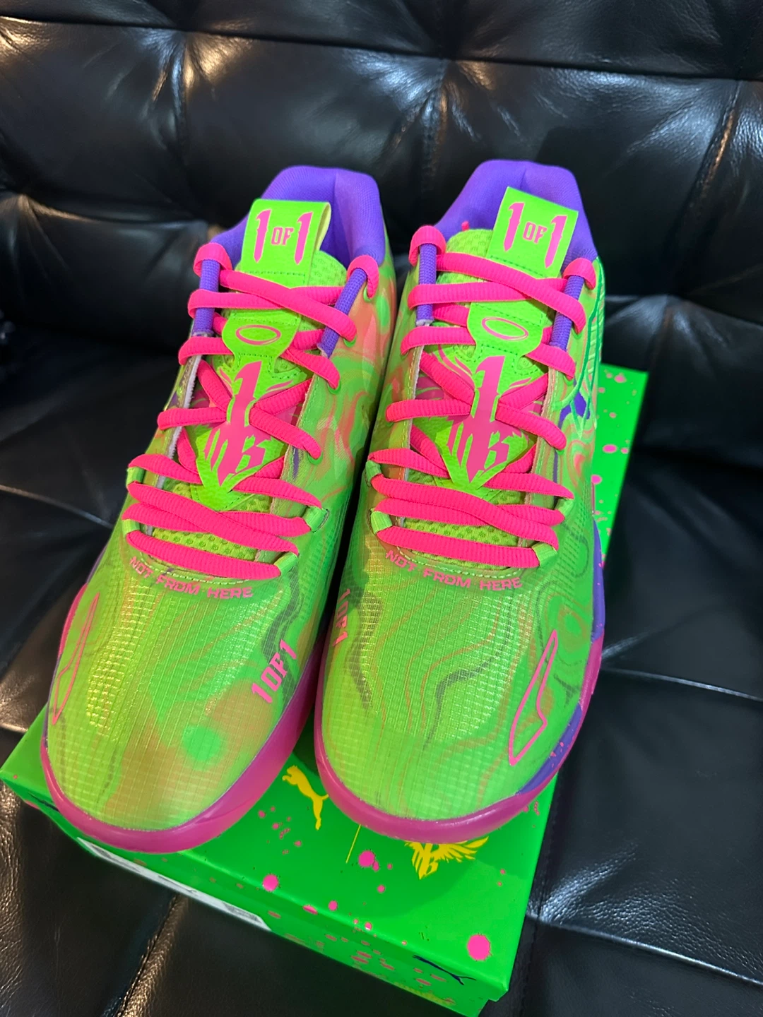 New PUMA MB.01 "Inverse Toxic" size 10.5 US - photo 3