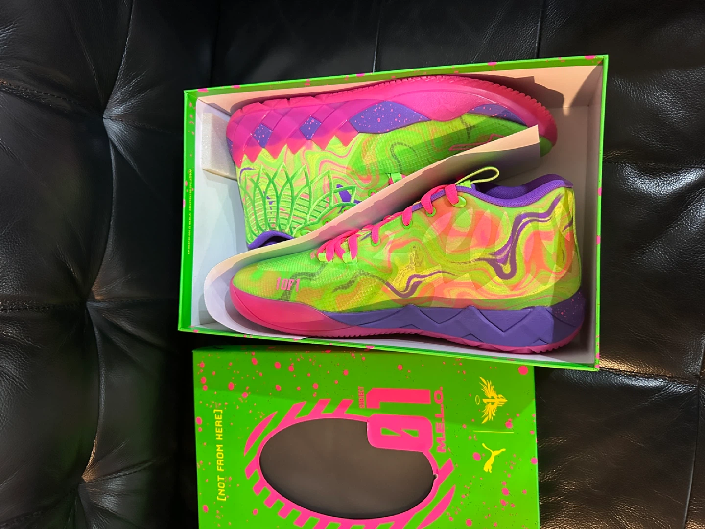 New PUMA MB.01 "Inverse Toxic" size 10.5 US - photo 2