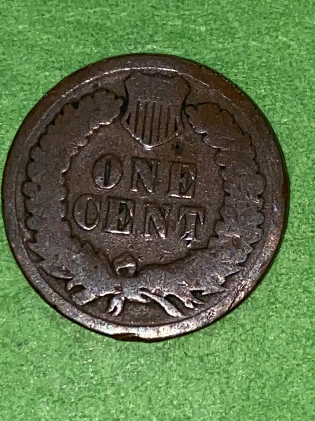 1887 Indian Head Penny - One Cent Coin - photo 2