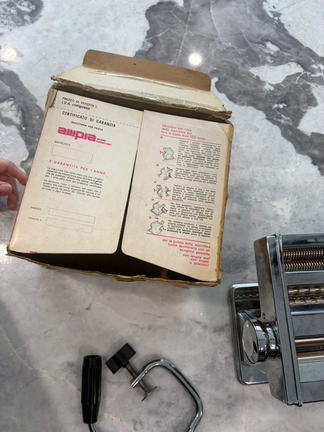 Ampia Super Lusso 150 Pasta Machine - photo 5
