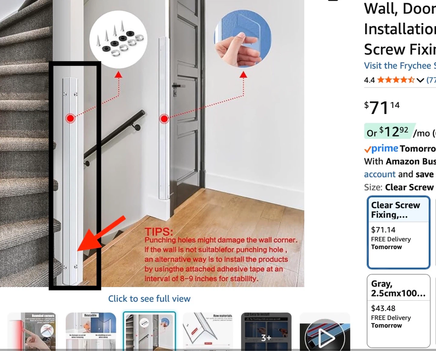 Corner Edge Wall Protector - photo 2