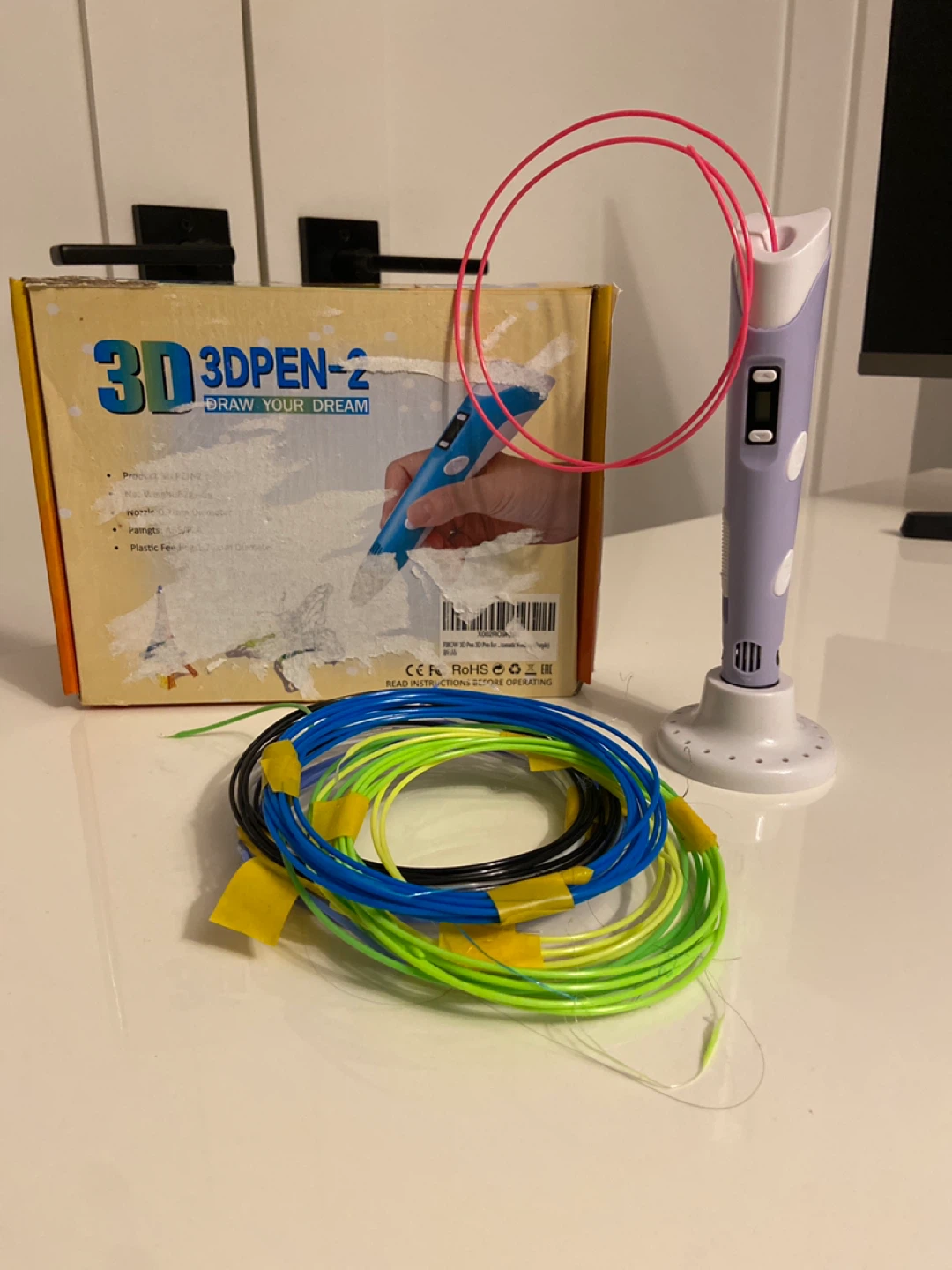 3D Pen-2 with PLA Filaments