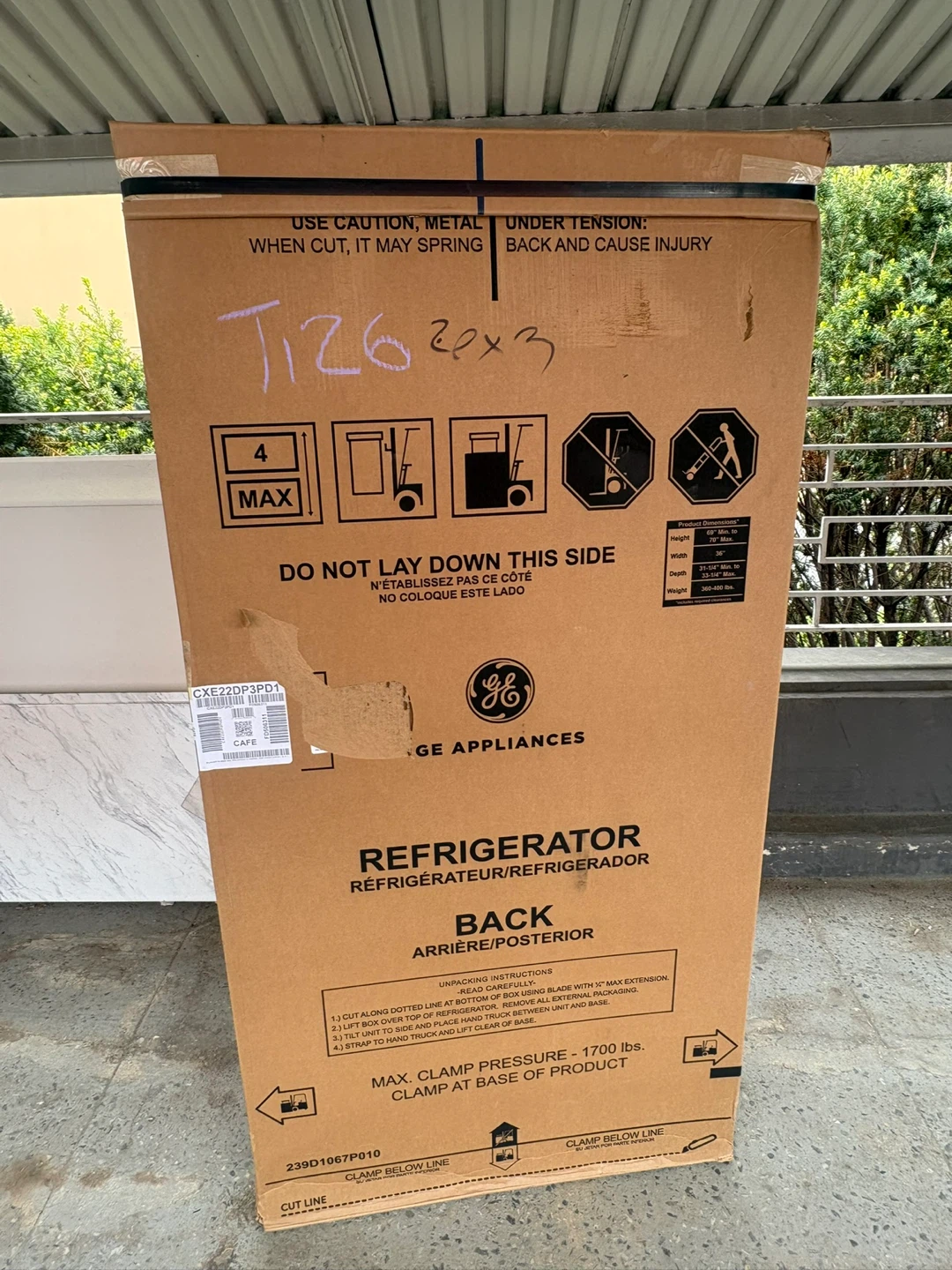 GE Appliances Refrigerator - Black - photo 2