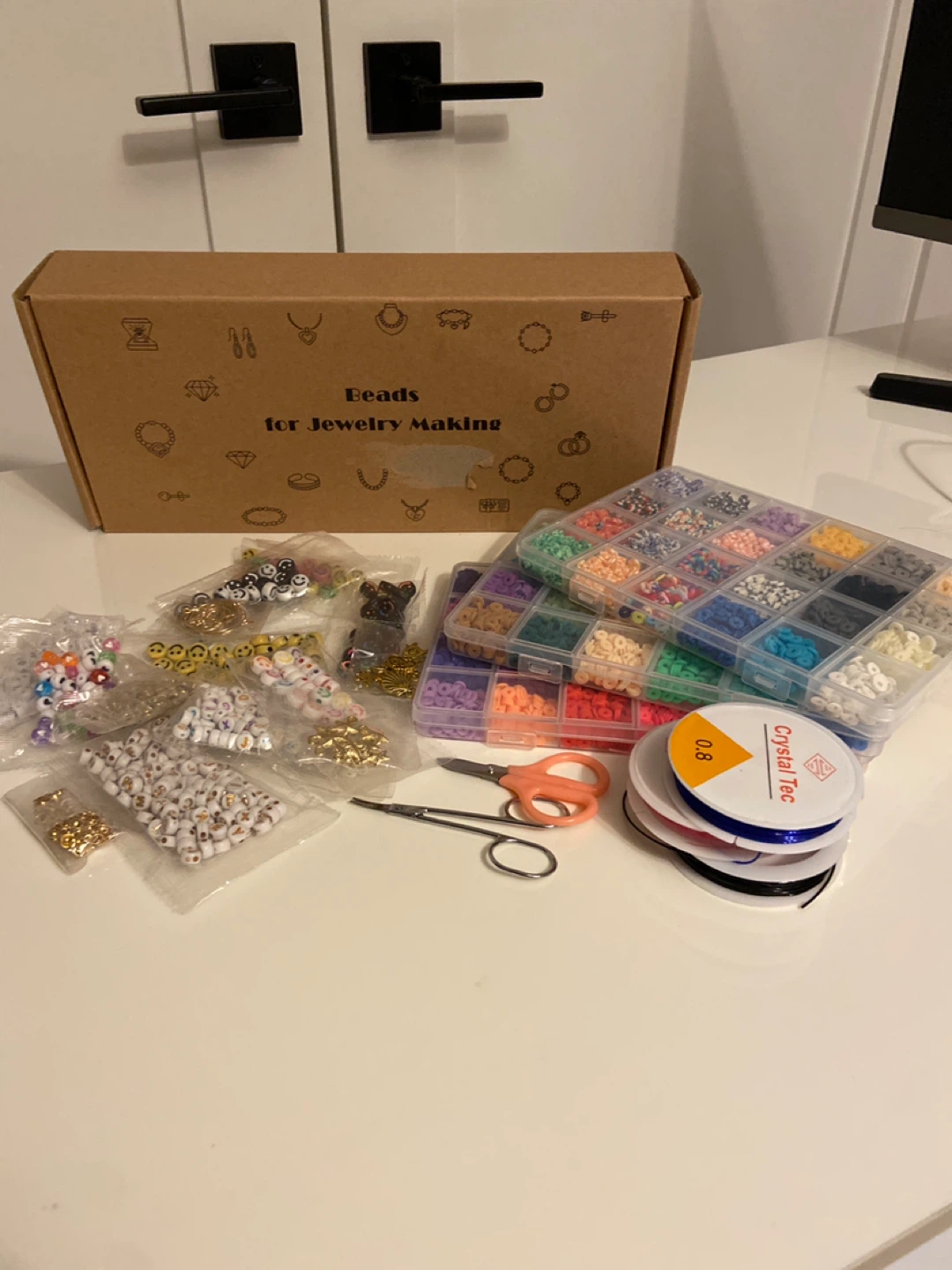 Jewelry Making Bead Kit with Charms and Accessories
