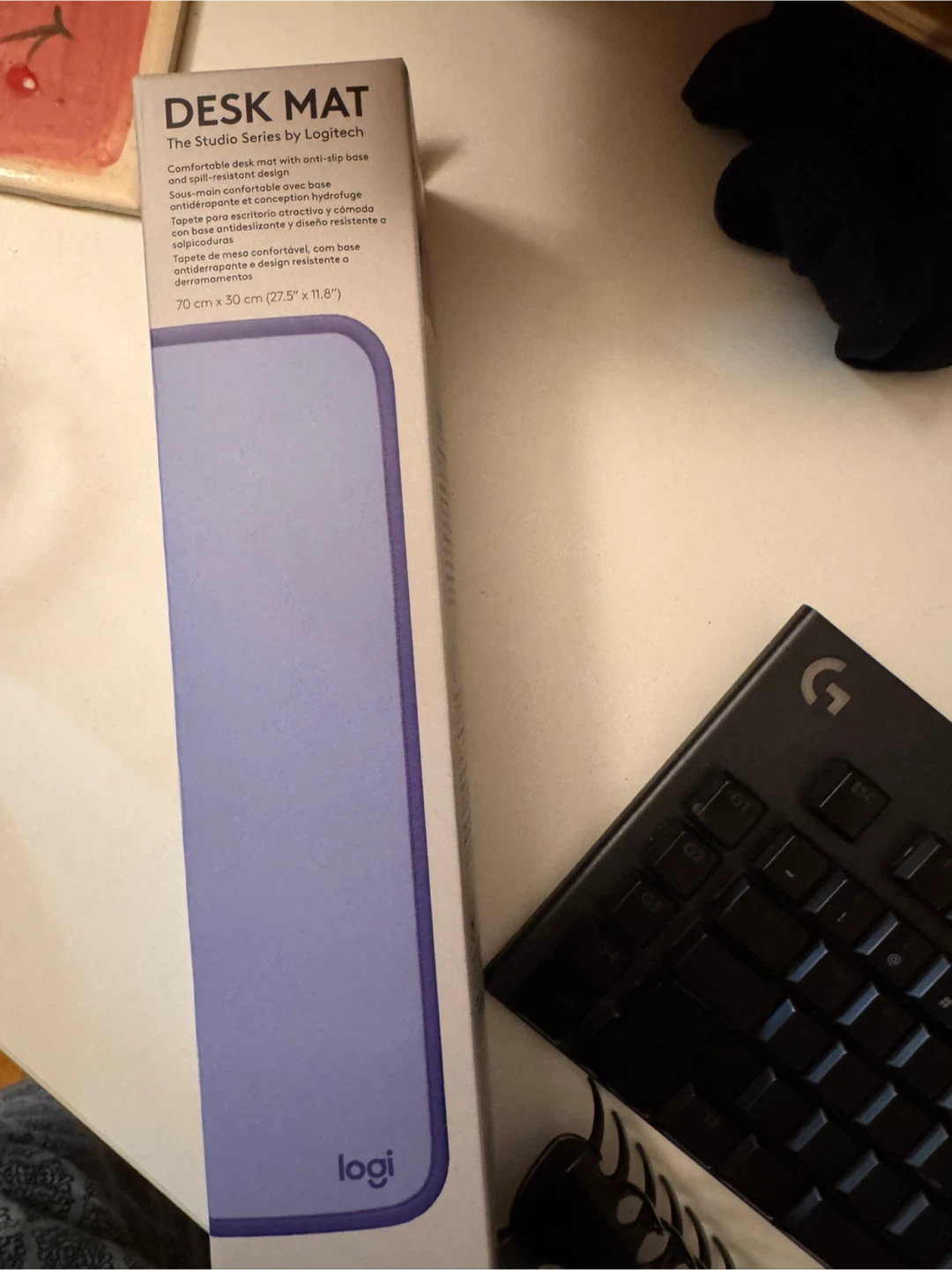 SEALED Logitech Desk Mat - Purple - photo 2