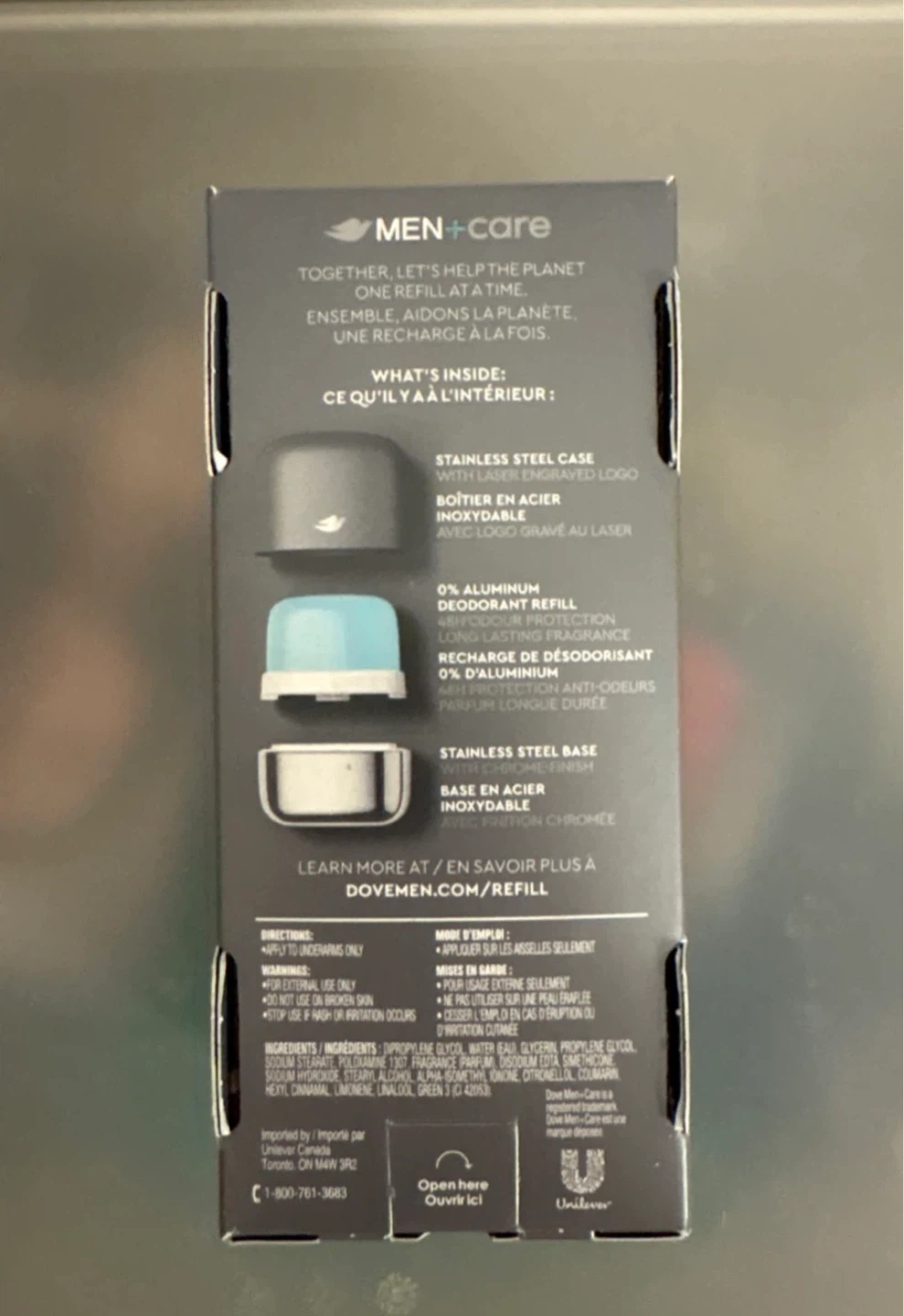Dove Men+Care Ultimate Refillable Deodorant Stainless Steel Case - photo 2