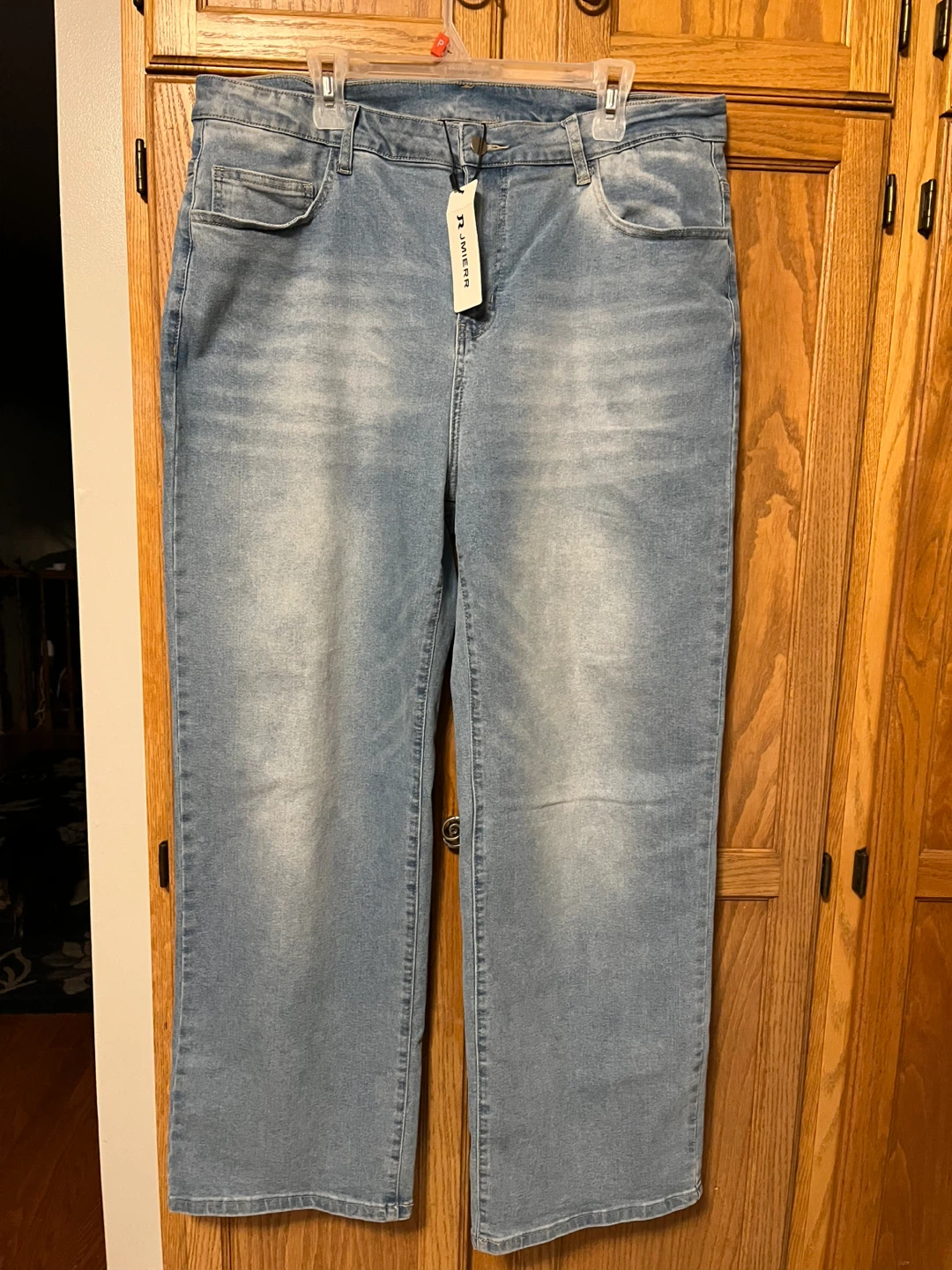 JMierr Wide Leg Jeans - Light Wash - Size 2XL