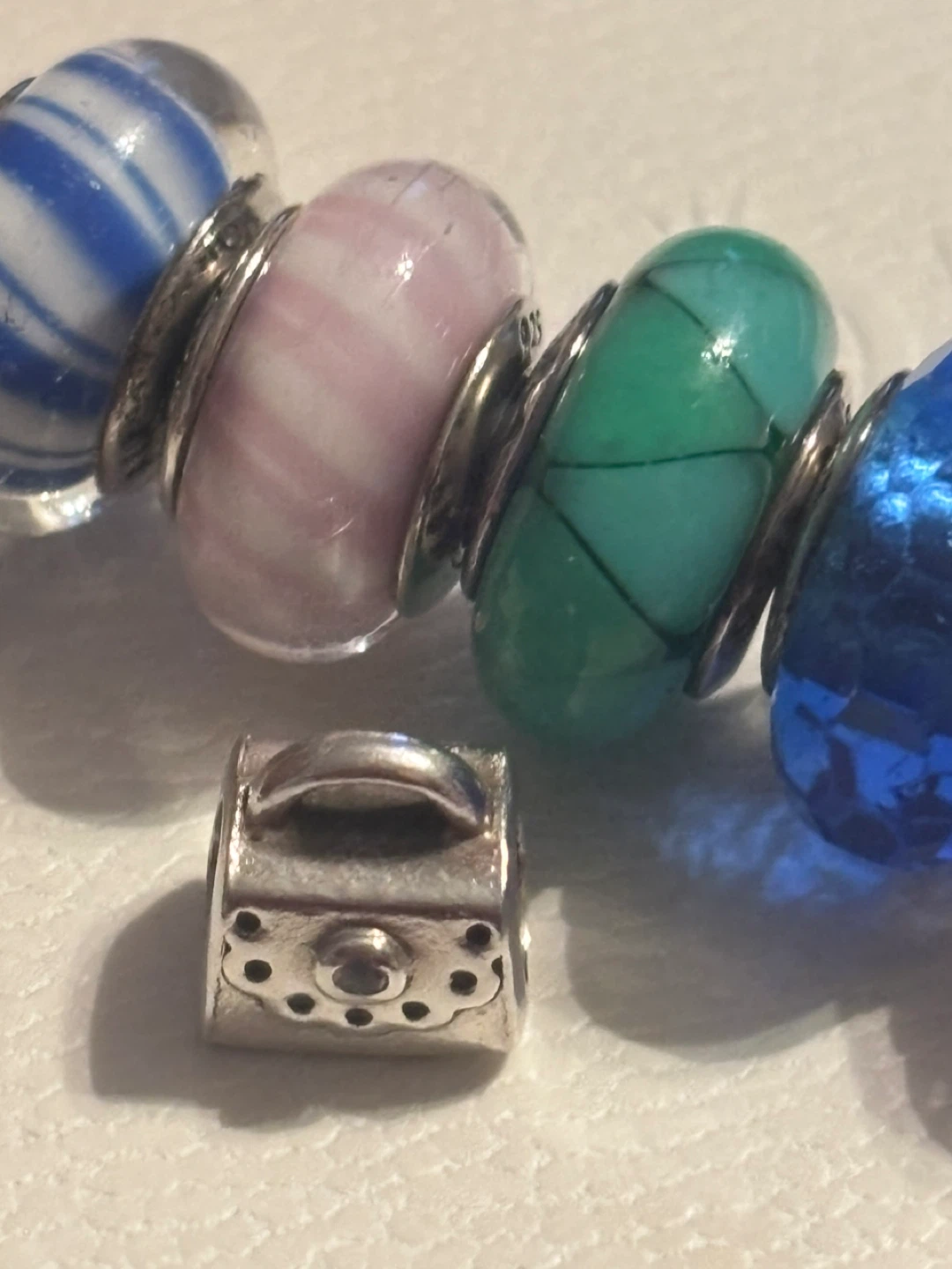 Pandora Sterling Silver Charm Bracelet Beads - photo 2