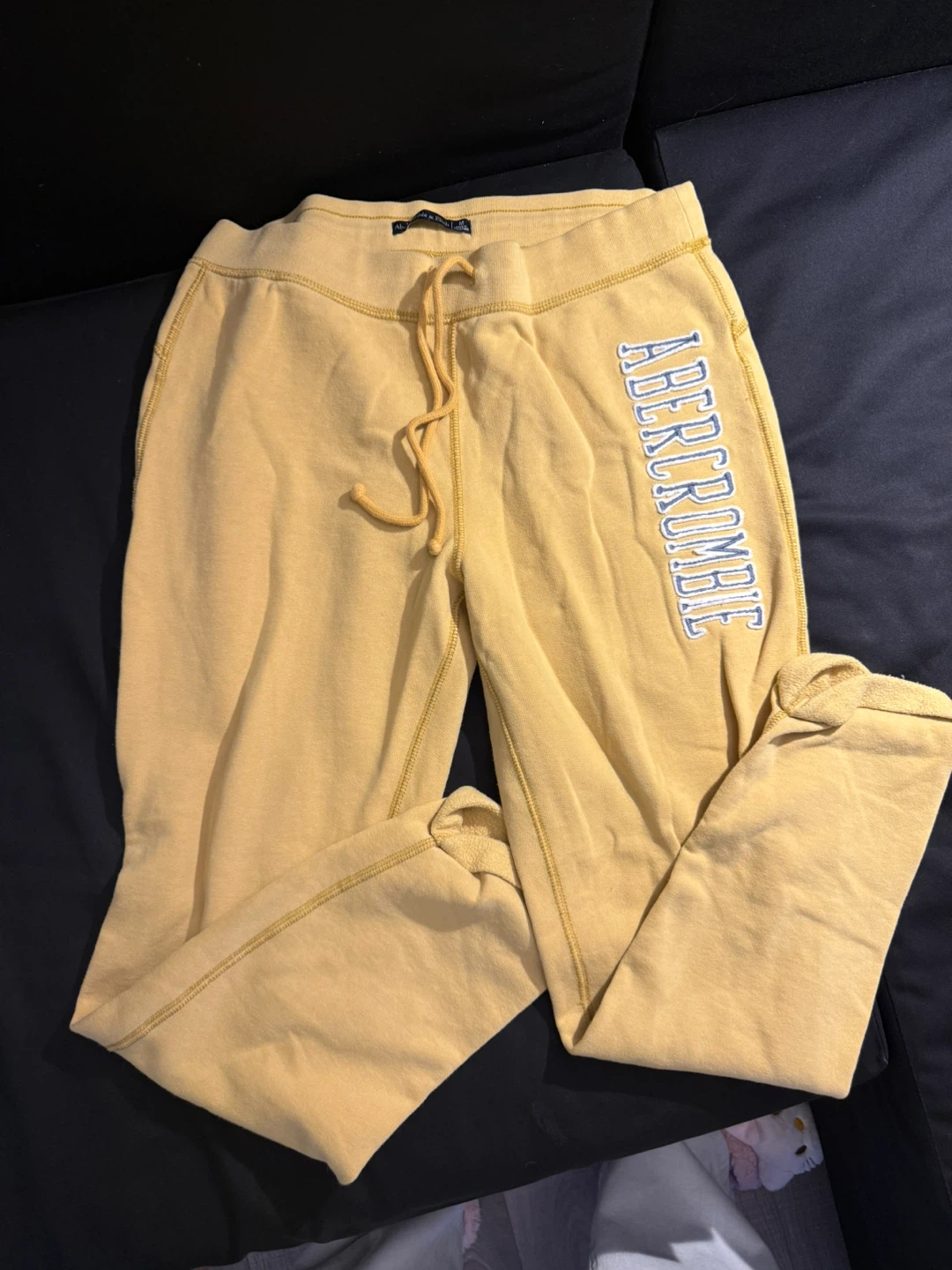 Abercrombie & Fitch Yellow Sweatpants