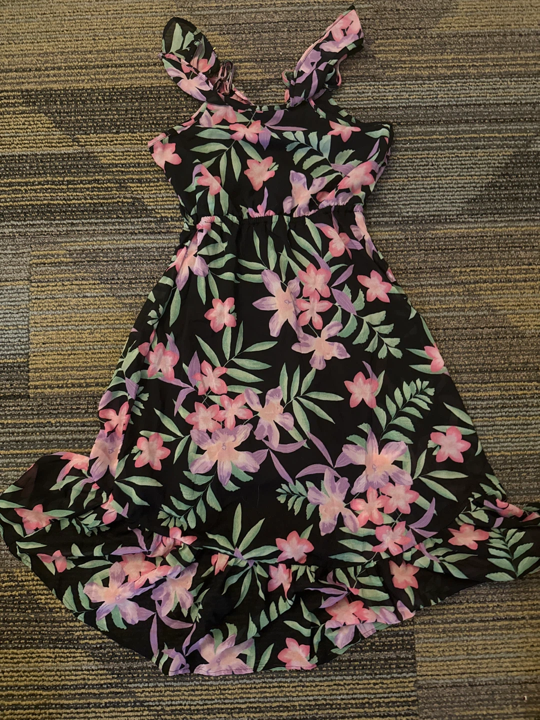 Black Floral Sundress