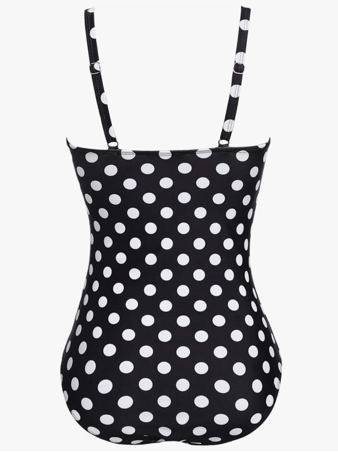 Ekolair Black and White Polka Dot One-Piece Swimsuit - Large - photo 4