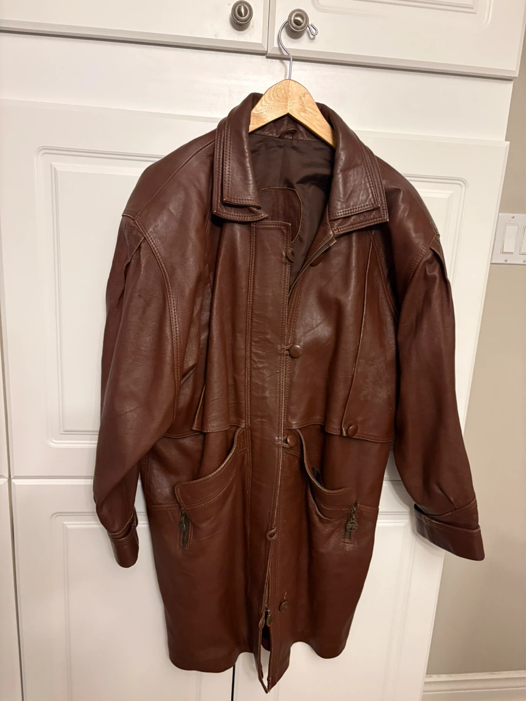 Burgundy Leather Jacket